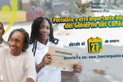 Servicio Social para la Paz: 5.000 Oportunidades Disponibles para Jóvenes